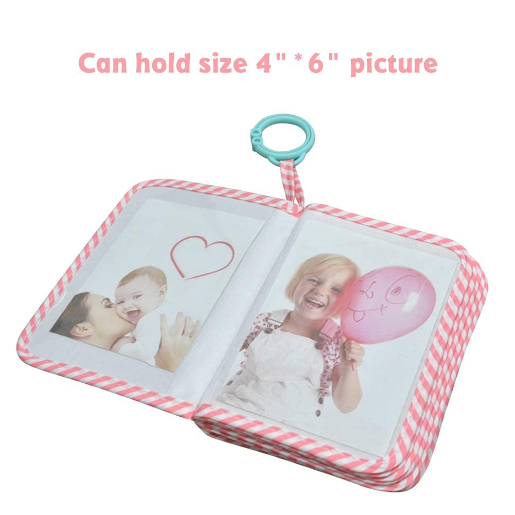 Baby'S My First Family Album,Soft Cloth Photo Book,Baby Cloth Album