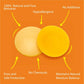 Boobybuds Natural Beeswax Nipple Shields - Nipple Protectors - Beeswax Nursing Cups-Beeswax Nipple Covers For Breastfeeding - Sa