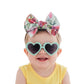 Polka Tots Solid Bow Headband And Sunglass Set With Set Of 5 Embellishments  Pink