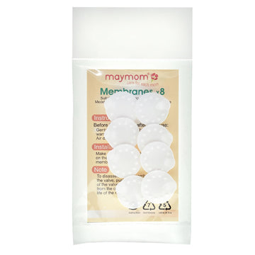 Maymom Replacement Membranes For Medela Medela Pump In Style Breastpump, Lactina, Swing And Symphony Pumps, 8-Pack  (White)