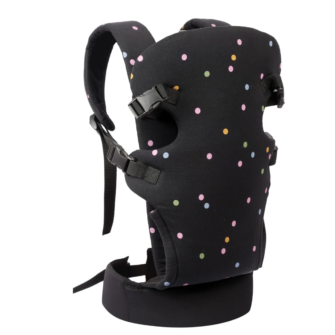 My Giraffe  Skippy  4 In 1 Baby Carrier With Extra Head Support & Waistband  3.5 Kgs To 20 Kgs  4 Carry Postions. (Black Mul