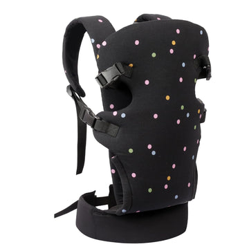My Giraffe  Skippy  4 In 1 Baby Carrier With Extra Head Support & Waistband  3.5 Kgs To 20 Kgs  4 Carry Postions. (Black Mul