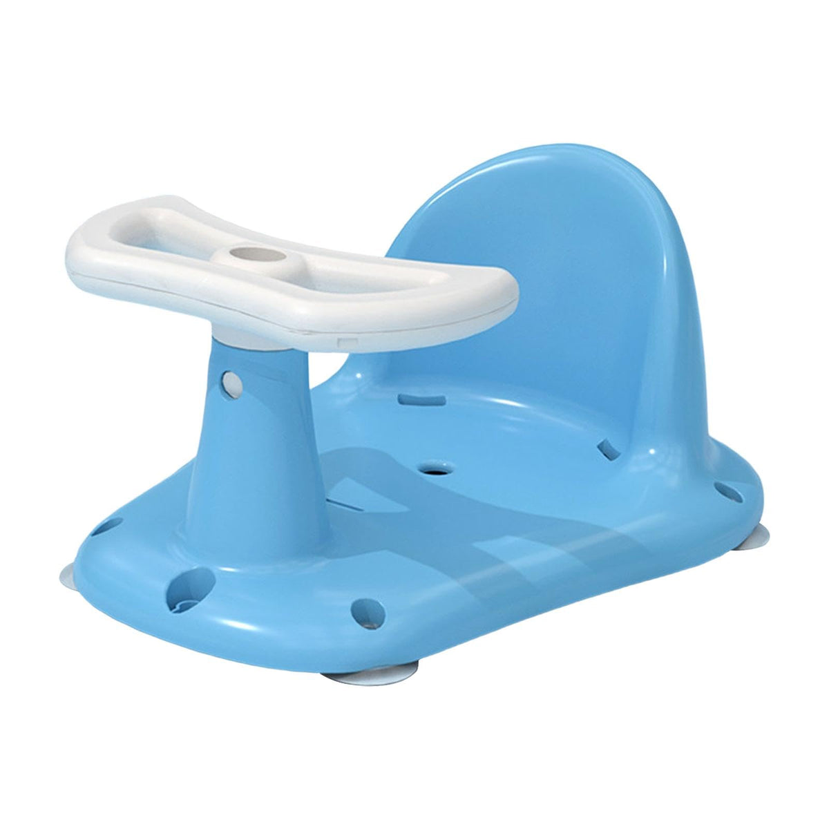 MERISHOPPInfant Shower Chair Portable Suction Cups Bathtub Seat for Newborn Baby Kids Blue|Baby|Bathing & Grooming|Bath Tubs