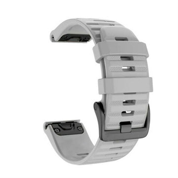 KAVJU 22 26mm Silicone WatchBand Strap For Coros VERTIX 2 Smart watch Quick Easy Fit Wristband Belt Bracelet Correa (Color : Gra