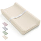 Blissful Diary Vegan Leather Baby Changing Pad with Waterproof & Wipe-Clean PU Cover, Standard Size Cozy Diaper Changing Pad for