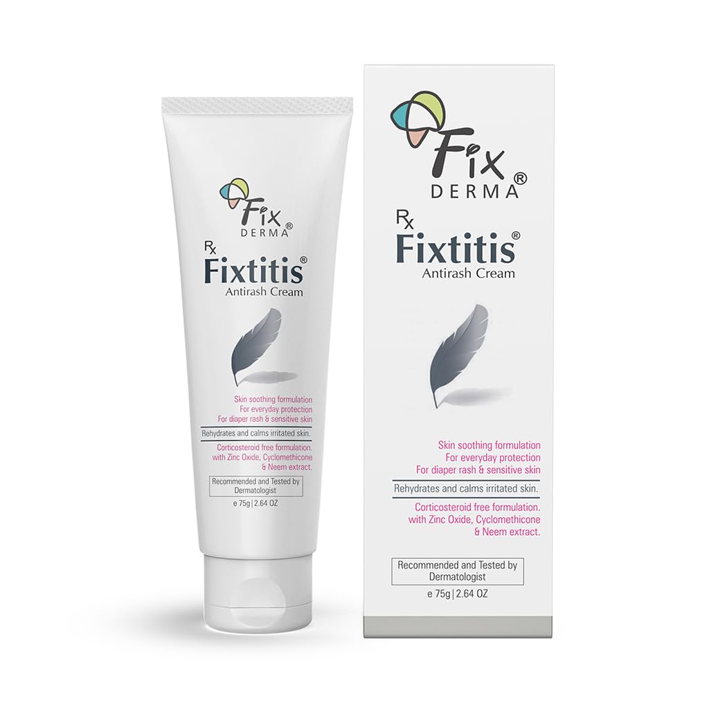Fixderma 15% Zinc Oxide Fixtitis Anti Rash Cream | Diaper Rash Cream For Baby | Softening The Rough Skin, Soothing And Healing |