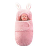Cubbycoo Cozy Winter Swaddle Blanket | Thick Soft Baby Sleeping Bag for Newborns 06 Months | Warm Fleece HugStyle Infant Swadd