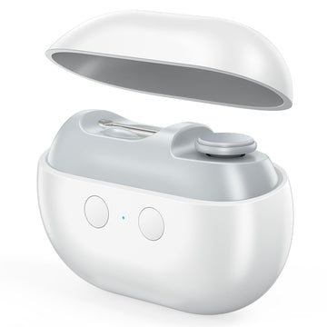 2025 Upgraded Electric Baby Nail Clippers,3 in 1 Fingernail Trimming,Polishing&Fragments Storage with LED Light,Effortless,Safe 