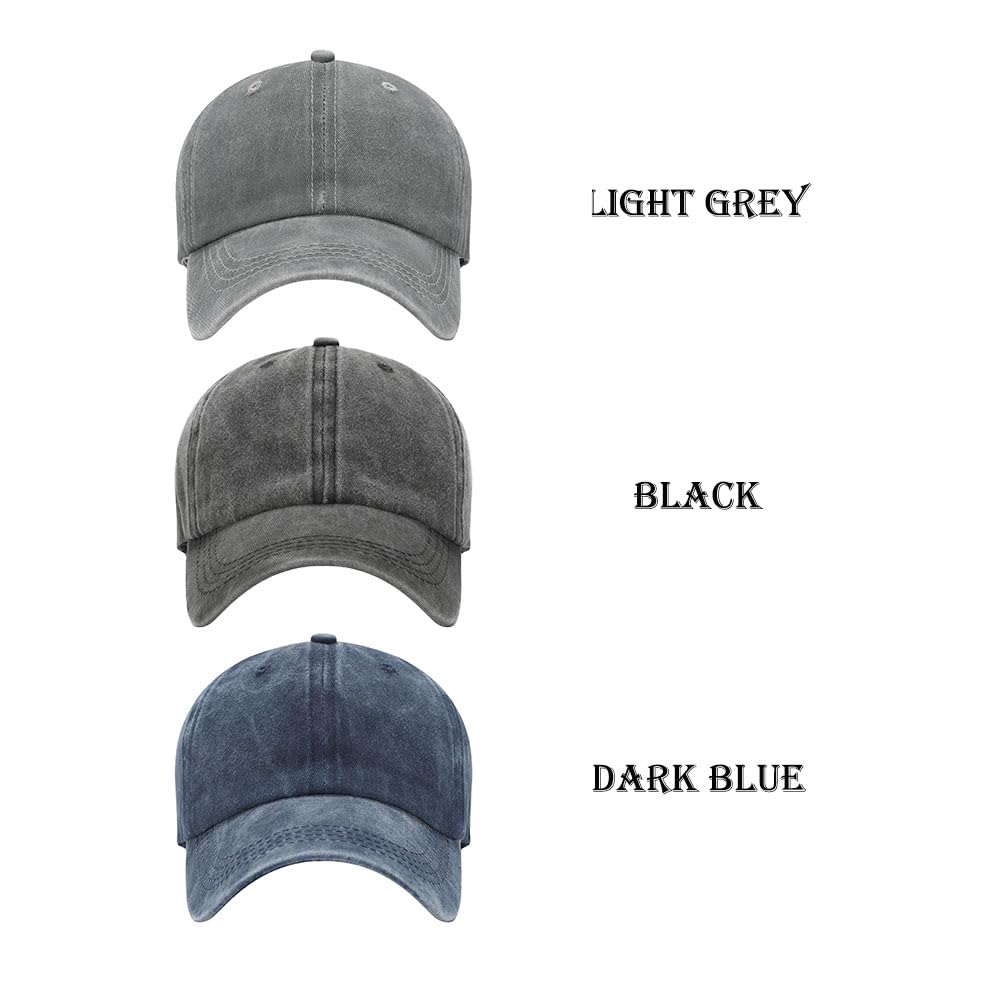 Hccfit 3 Pack Toddler Hat Toddler Baseball Hats For 2-7 Years Boys And Girls