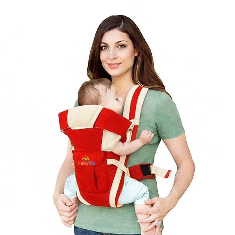 Babygo Kid Seat Baby Hip Carrier 4In1 Adjustable Baby Carrier Cum Kangaroo Bag|Front, Back,Hip |For 6 To 24 Months Baby|Newbor