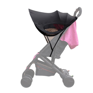 SOONHUA Stroller Sun Cover, Waterproof Umbrella for Stroller, Stroller Sun/Rain Shade, Breathable Toddler Blackout Blind Anti-UV