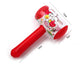 NUOBESTY 10pcs Squeaky Inflatable Cartoon Hammer with Sound Bell Clown Handle Funny Toys for Toddler Kids (Random Color)