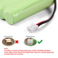 Bakth 900Mah 3.6V Ni-Mh Square-Hole Plug Battery For Motorola Mbp33 Mbp33S Mbp33Pu Mbp35 Mbp36 Mbp36S Mbp36Pu Mbp41 Mbp43 Baby M