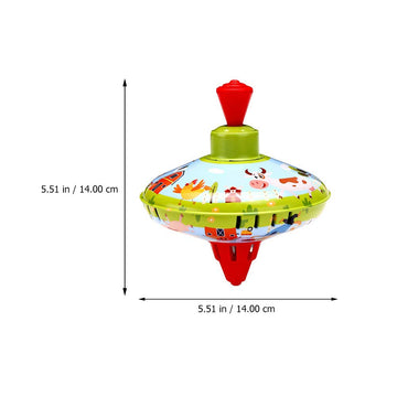 1Pcs Toddler Traditional Spin Tops Traditional Iron Spinning Tops Toys For Girl Boy Educational Kindergarten Toys Party Favors
