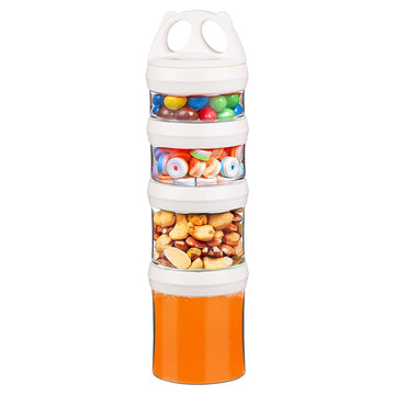 Benelabel Stackable Food Storage Containers With Twist Lock System - Bpa-Free Tritan Containers For Travel, Formula, Protein Pow