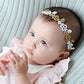 Zapire Lace Headbands For Baby Girl Beautiful Kid Hair Accessories - Soft Elastic Flower Bows Hair Bands
