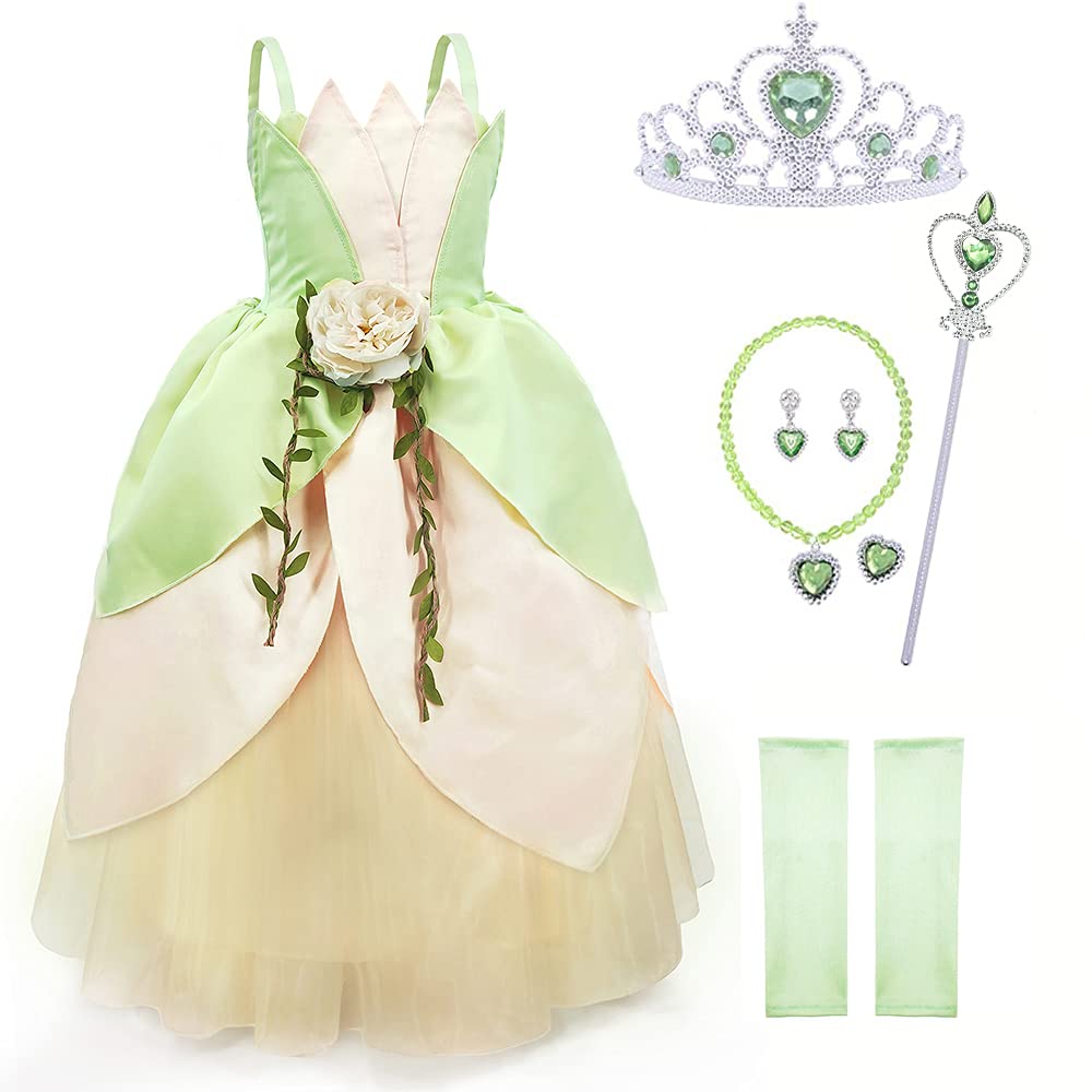 Tyhtym Princess Costumes Little Girls Dress Up Fancy Halloween Christmas Party ( WBBAPB0CDW878H9