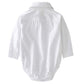Momoland Infant Baby Boys Plaid Bodysuit Woven Shirt Button Up Long Sleeves Navy (White, 9-12 Months)