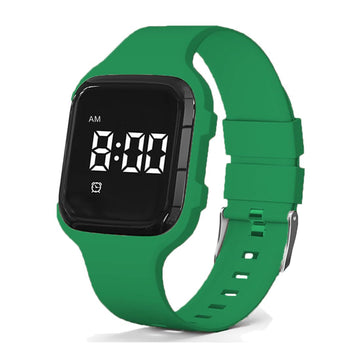 E-Vibra Vibrating Alarm Watch, Potty Training Watch Water Resistant Medical Reminder Watch With Timer (Dark Green)