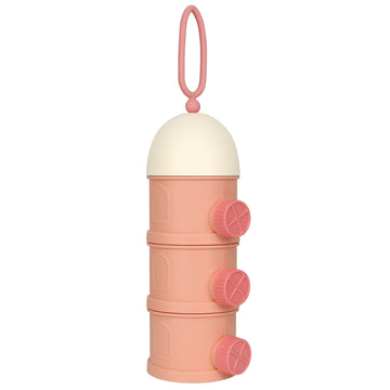 Accmor Formula Dispenser On The Go, 3 Layers Stackable Formula Container To Go, Non-Spill Portable Milk Powder Baby & Kids Snack