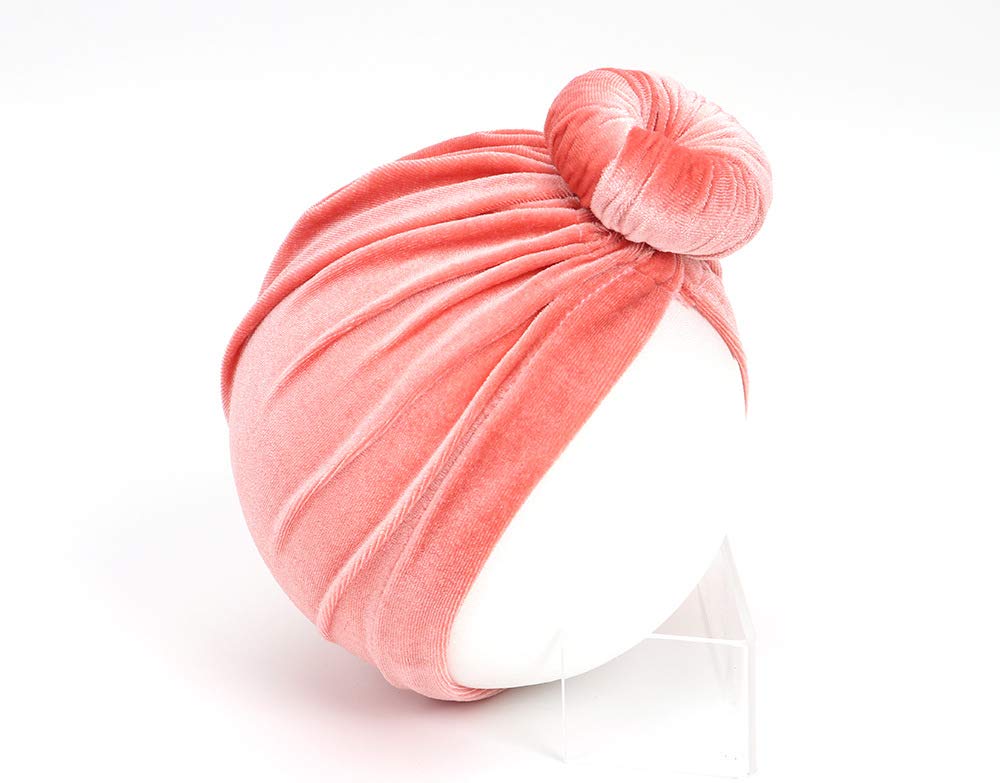 Awyjcas Newborn Baby Toddler Cotton Hat Babys Turban Kids Knotted Hat Cap Set (Bb03)
