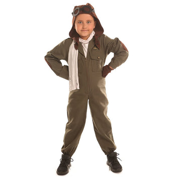 Disiao Air Force Pilot Costume For Little Boy Halloween Suits Cosplay (S)