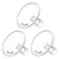 Maymom MyFit Flanges Crater Goldie Pack 15 16 17 mm Compatible with Medela Breast Pumps and Maymom Wide Base and Narrow Base Con
