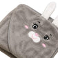 Baby Hooded Bath Towel with Bunny Animal Design | Ultra Soft Absorbent Baby Towel Wrap for Newborns, Infants & Toddlers | Cozy H