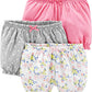 Simple Joys By Carters Baby Girls Bloomer Shorts, Pack Of 3, Pinkgrey, Floral, 18 Months