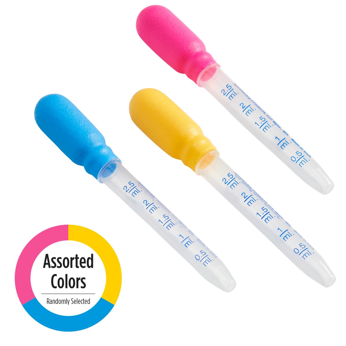 Ezy Dose Kids Oral Liquid Medicine Dropper, For Baby & Toddler, 2.5Ml/0.5 Tsp Capacity, Calibrated, Easy To Use With Precise Dos