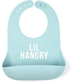 Bella Tunno Wonder Bib - Adjustable Silicone Baby Bibs for Girls & Boys, Durable and Waterproof BPA Free Silicone, Lil Hangry,On