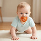 R For Rabbit Baby Tusky Pacifier Ultra Light Soft Silicone Nipple, Orthodontic Design, BpaFree For Kids Of 6 Months +|Medium|Or