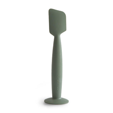 Mushie Diaper Cream Applicator Soft Silicone With Suction Base (Dried Thyme)