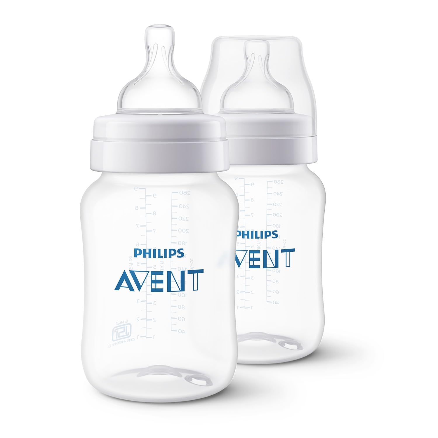 Philips Avent Anti Colic Baby Feeding Bottle 260Ml (Twin Pack)| AntiColic Value Help Reduce Air Ingesion | Scy103/20