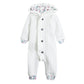 Hopscotch Girls Full Sleeves Floral Print White Footies & Bodysuit For Ages (1218 Months)