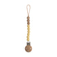 mushie 100% Silicone Baby Pacifier Clip BPA Free | Eva (Muted Yellow)