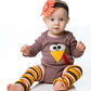 Judanzy Christmas And Halloween Baby And Toddler Leg Warmers For Girls And Boys (Newborn, Thanksgiving Stripe)