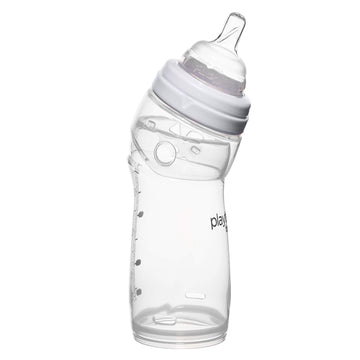 Playtex Baby Nurser Bottle With Pre-Sterilized Disposable Drop-Ins Liners, Closer To Breastfeeding, 8 Ounce Bottles, 3 Count