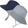 Maxnova Baby Sun Hat Toddler Summer Upf 50+ Baby Girl Bucket Hat Wide Brim Beach Hats For Baby Boys 2-7Years