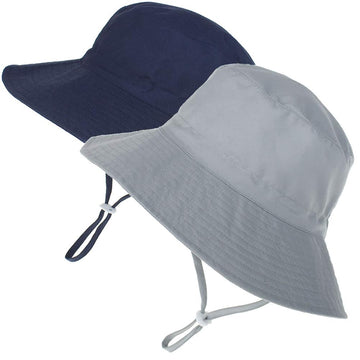 Maxnova Baby Sun Hat Toddler Summer Upf 50+ Baby Girl Bucket Hat Wide Brim Beach Hats For Baby Boys 2-7Years