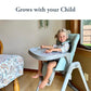 Inglesina My Time Highchair, Mint - Adjustable High Chair For Babies & Toddlers, 4 Height & 3 Recline Settings, Collapsible, Too