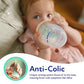 Dr. Talbot'S Silicone Anti-Colic Bottles - (2-Pack) Self-Sterilizing Baby Bottles For Newborns - 5 Oz - White