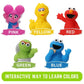 Sesame Street 5 Piece Finger Puppet Set - Party Favors, Educational, Bath Toys, Floating Pool Toys, Beach Toys, Finger Toys, Pla