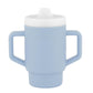 Infantino My 1st Tiny Tumbler, Silicone Sippy Cup with Straw & Handle, Spill-Resistant Baby Cup for On-The-Go, BPA-Free Transiti