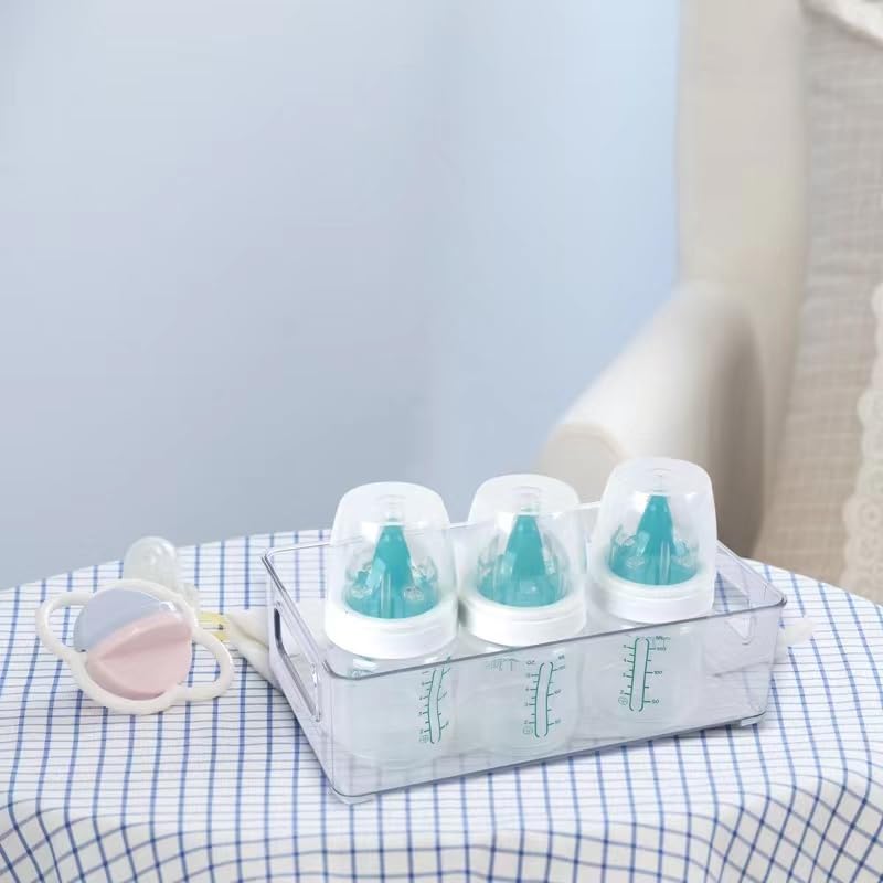 Yeebeny Baby Bottle Organizer - Plastic Storage Center For Baby Bottles And Food Jars - Perfect For Cabinet, Pantry, And Refrige