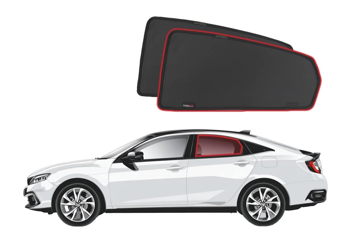 Snap Shades for Honda Civic Sedan 10th Generation Car Rear Window Shades (2016-2022)