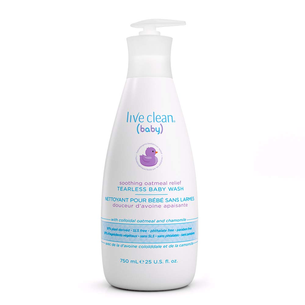 Live Clean Baby Soothing Relief Wash, 10 Oz