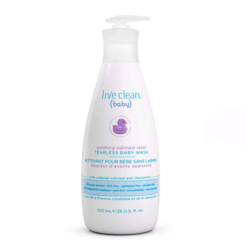 Live Clean Baby Soothing Relief Wash, 10 Oz