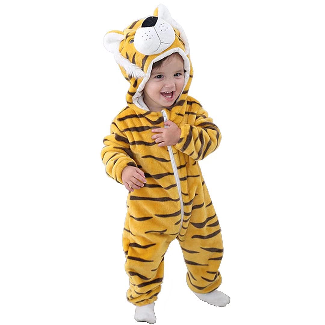 Baby Tiger Costumes Unisex Toddler Outfit Halloween Dress Up Romper 12-18 Months