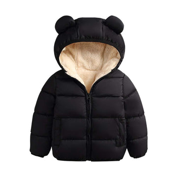 Wallarenear Winter Coats For Toddler Kids Baby Boys Girls Padded Light Puffer Jacket Outerwear Infant Winter Down Jacket With Ho